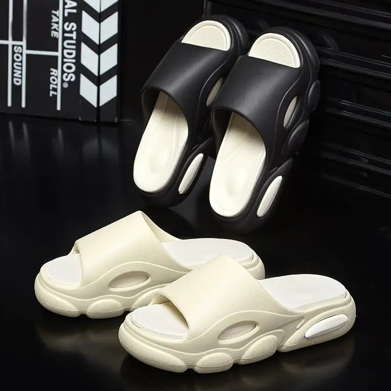 Zapatillas de plataforma informales para hombres antideslizantes