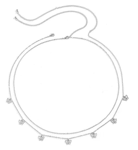 Cadena de cintura de mariposa para mujeres