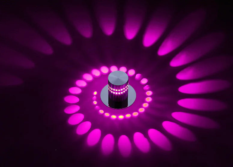 Foco de pared corredor de cambio de color LED moderno