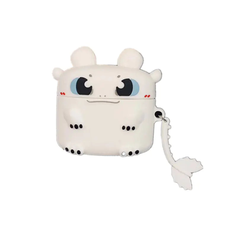 Funda de silicona de dragón de dibujos animados para AirPods Pro 3