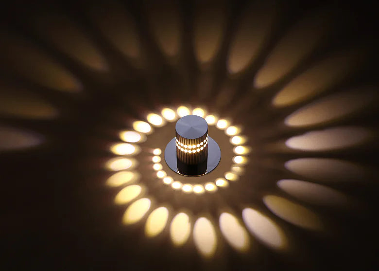 Foco de pared corredor de cambio de color LED moderno